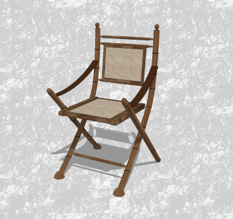 现代创意小座椅草图大师模型，免费休闲椅su模型下载