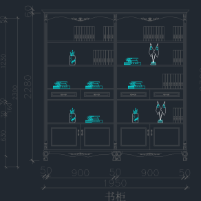 酒柜衣柜橱柜鞋柜CAD图库，橱柜CAD装修图下载