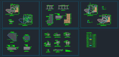 31套屋顶花园天台景观花园CAD平面图库，花园景观CAD施工图纸下载
