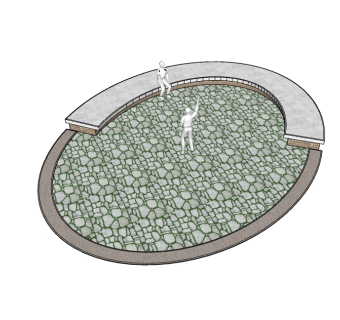 种植池座椅草图大师模型下载，异形椅su模型下载