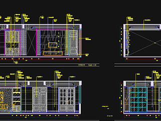 别墅平面设计图CAD施工图，别墅建筑图纸下载