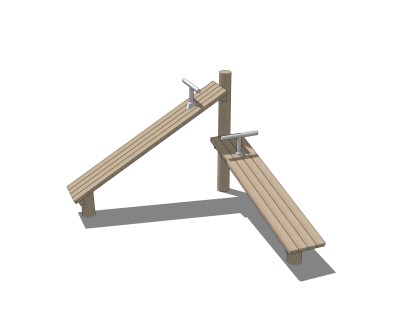 现代户外健身器材sketchup模型，户外健身器材草图大师模型下载