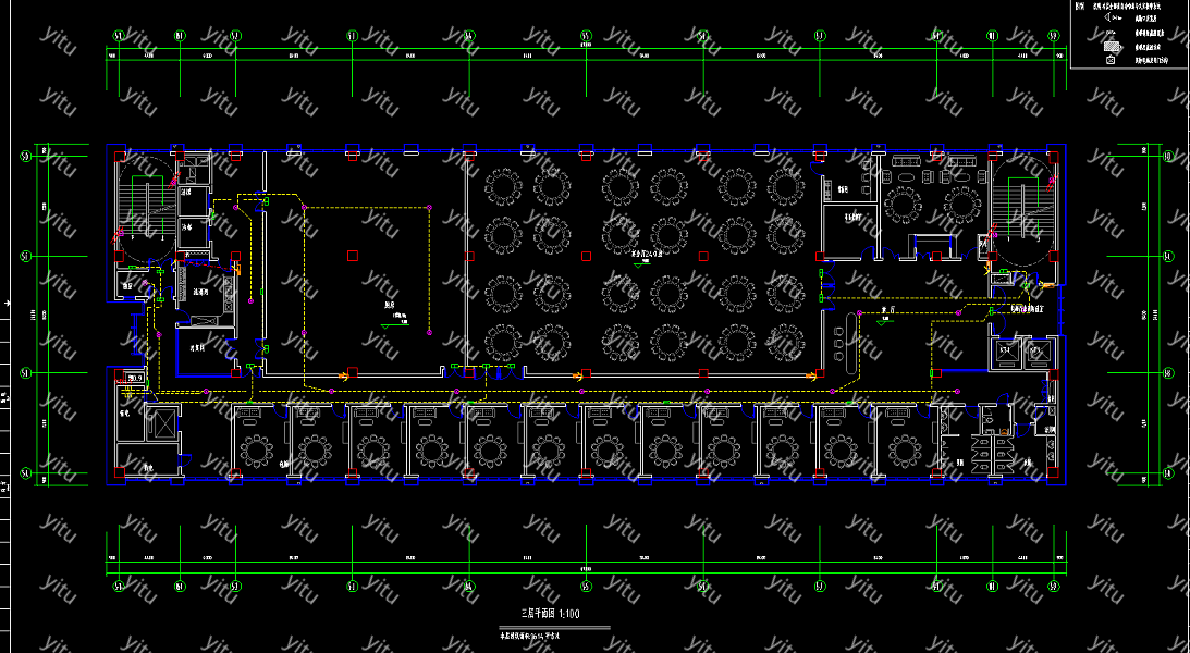 江苏南通机关行政办公楼电气施工图,电气cad施工图纸下载