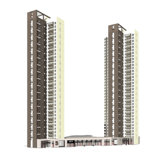 现代办公楼草图大师模型，办公楼sketchup模型免费下载