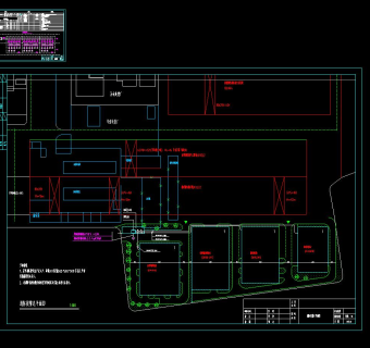 易燃易爆仓库电气施工图CAD图纸