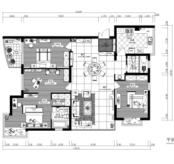 现代雅居施工图附效果图cad图纸下载