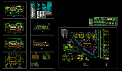 幼儿园全套CAD施工图，幼儿园建筑设计图纸下载