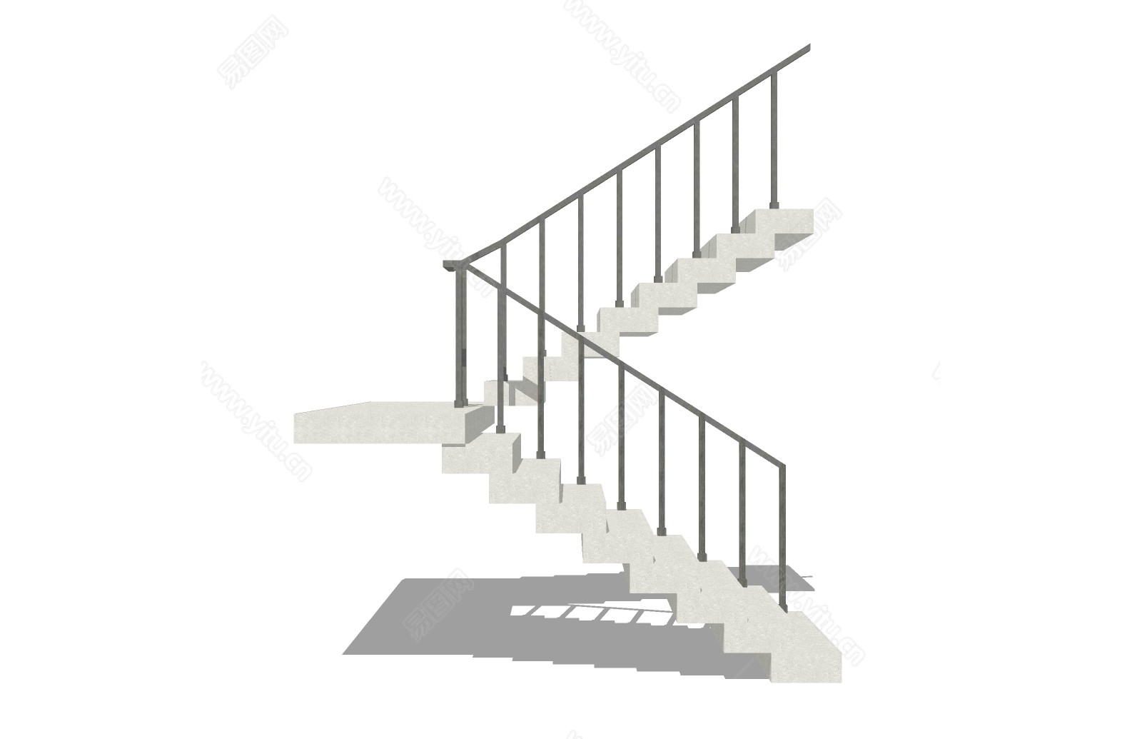 单跑楼梯双跑楼梯及三跑楼梯图片 区别 - 知乎