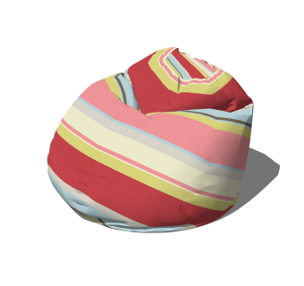 现代懒人沙发SU模型，懒人沙发skb文件下载