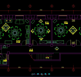 香川菜馆装修方案CAD图纸，香川菜馆装修方案CAD图纸下载