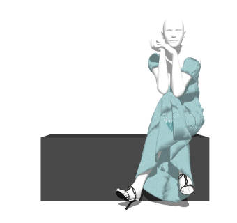 北欧服装衣饰，SU模型免费下载