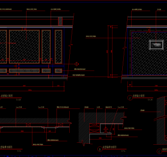 五月花酒楼装修图，酒楼CAD施工图纸下载