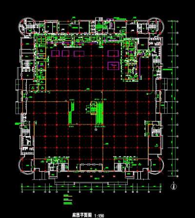 藏式宾馆CAD施工图，宾馆CAD建筑图纸下载