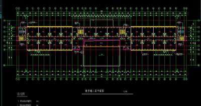 教学楼建筑施工图CAD图纸