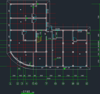 藏式建筑CAD施工图，建筑CAD图纸下载