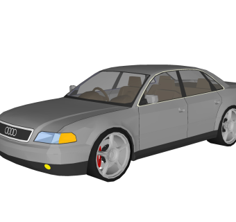 现代汽车免费su模型，现代汽车sketchup模型，汽车su素材下载