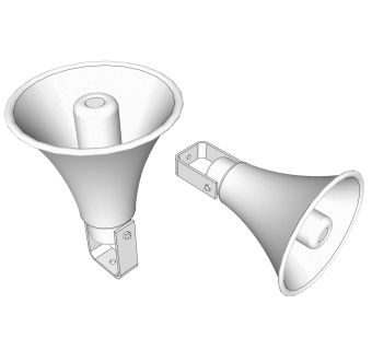 高音喇叭sketchup模型下载