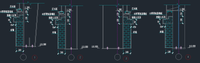 最全墙面节点CAD图库，墙面CAD施工图纸下载