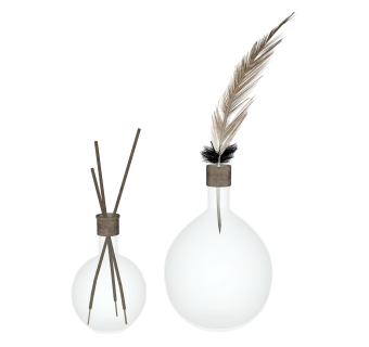 玻璃瓶香氛摆件草图大师模型,现代装饰品su模型下载