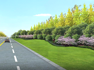道路景观绿化设计方案