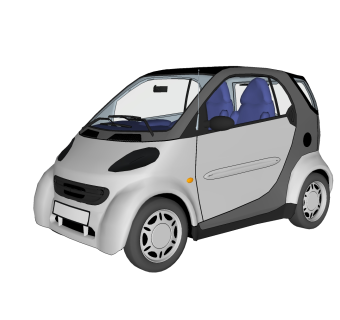 现代汽车免费su模型，现代汽车sketchup模型下载