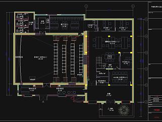 工业风综合办公室施工图，CAD建筑图纸免费下载