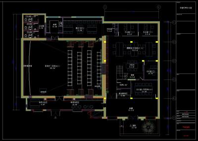 工业风综合办公室施工图，CAD建筑图纸免费下载