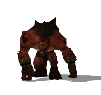 现代魔兽游戏角色草图大师模型，游戏角色su模型下载