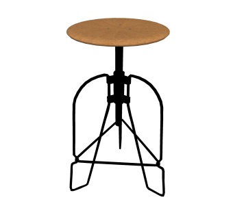 现代吧椅草图大师模型，固定吧椅su模型下载