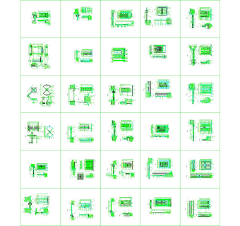 各类门CAD建筑设计图纸模型下载
