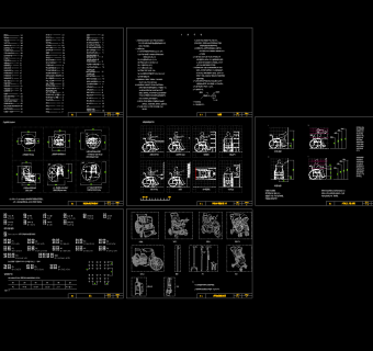 无障碍通行器具施工图CAD图纸下载