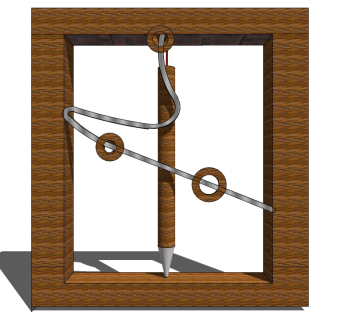 现代景观墙sketchup模型下载，景观墙草图大师模型