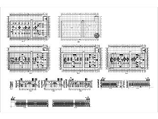 四层商场建筑设计图方案,商场购物中心CAD图纸下载