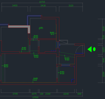 家装CAD施工图标准水电节点图，家装CAD施工图纸下载