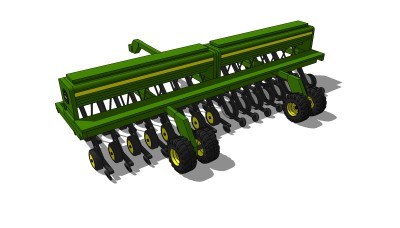 现代农业机械设备su模型、农业设备草图大师模型下载