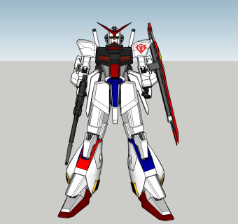 敢达高达机器人草图大师模型下载、敢达高达机器人su模型下载