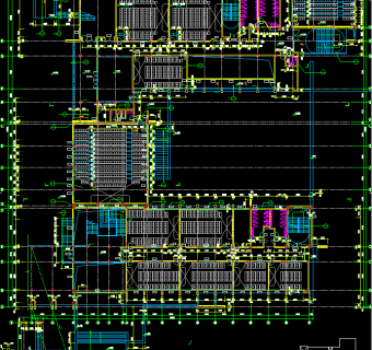 大学学院楼建筑施工图，学院楼CAD施工图纸下载