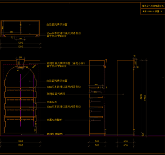 日用品商店展柜装饰CAD施工图，商店展柜CAD施工图纸下载