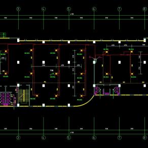 西安某司令部通讯装备维修站综合楼空调设计图纸，空调CAD施工图纸下载