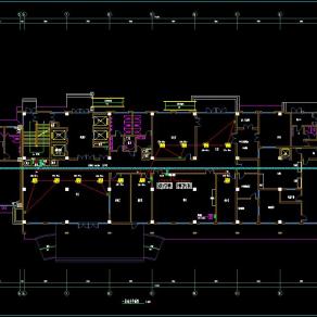 三甲医院19层大楼完整电气图纸，医院电气CAD设计图纸下载