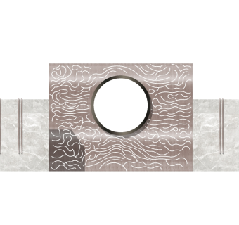 新中式景观墙草图大师模型，景观墙sketchup模型免费下载