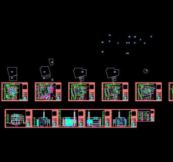 沪东清真寺CAD施工图，寺庙CAD建筑图纸下载