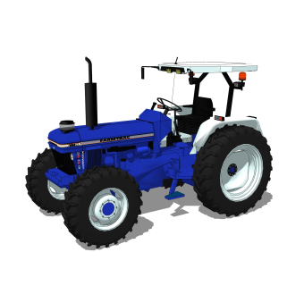 现代农业机械设备skp模型，农用机械skb文件下载
