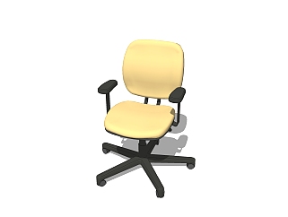 <em>现代办公</em>椅su模型，办公椅skp模型下载