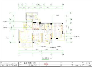 现代米黄风格施工图附效果图和CAD模型下载