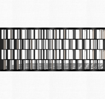 现代造型景墙草图大师模型，景墙sketchup模型免费下载