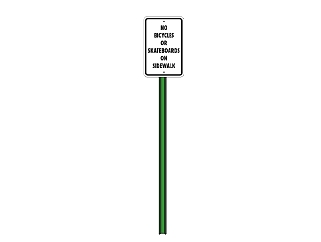 现代禁止标志道路交通标志牌su模型下载、禁止标志道路交通标志牌草图大师模型下载