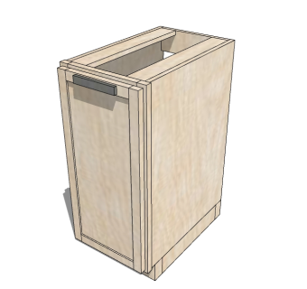 现代木制垃圾箱草图大师模型，垃圾桶SU模型下载