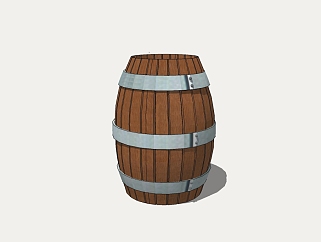 木质<em>酒桶</em>su模型下载、<em>酒桶</em>草图大师模型下载