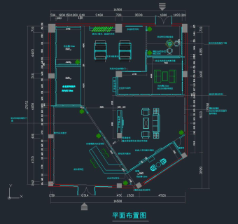 现代地板专卖店设计施工图，地板CAD施工图纸下载